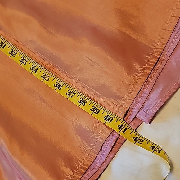 Ball Gown Bottom, High-waisted gown bottom, Size 8, Iridescent Orange with top. - Picture 7 of 14